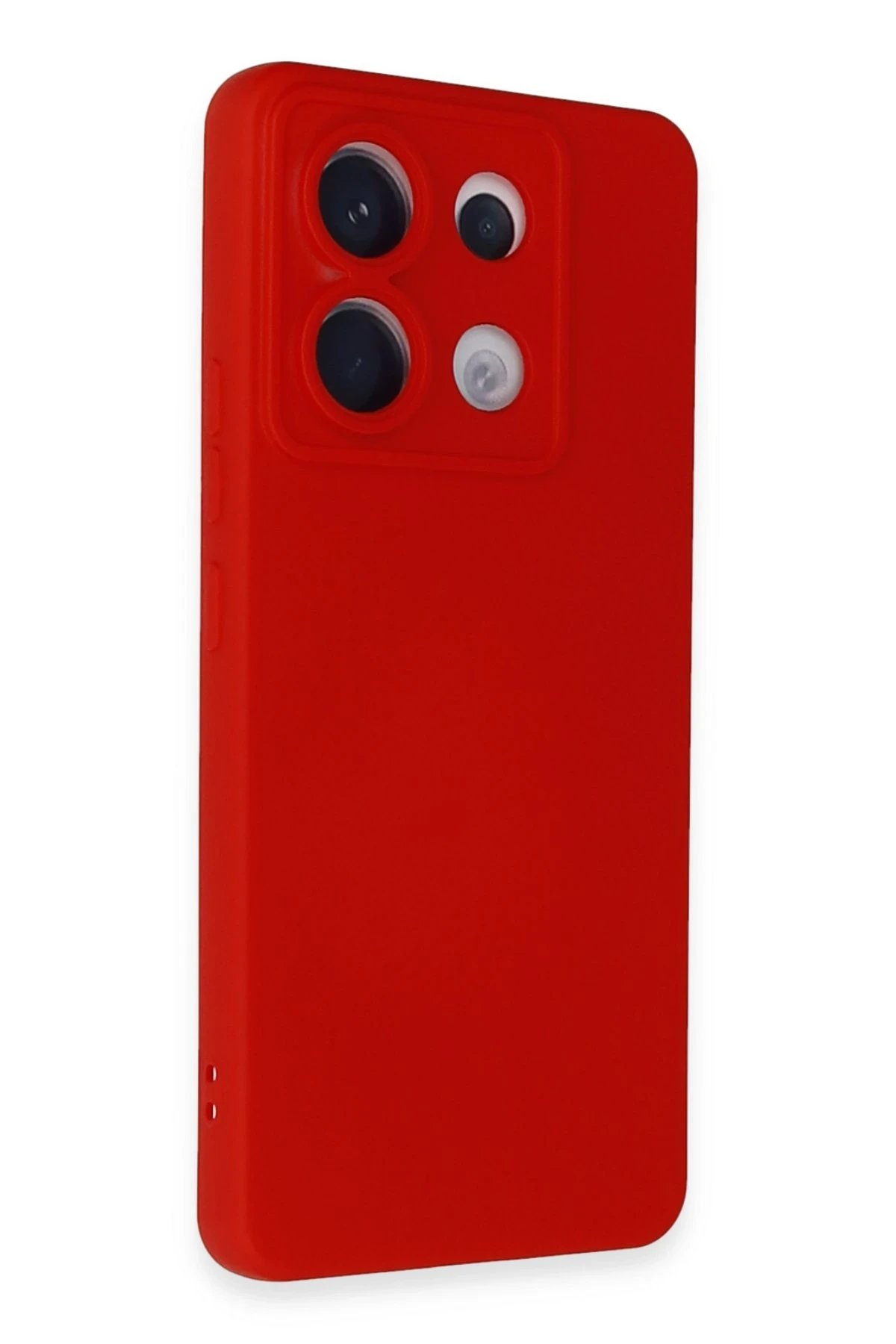 Xiaomi Redmi Note 13 Pro 5G Kılıf Nano içi Kadife Silikon - Kırmızı-(5796) - Görsel 2