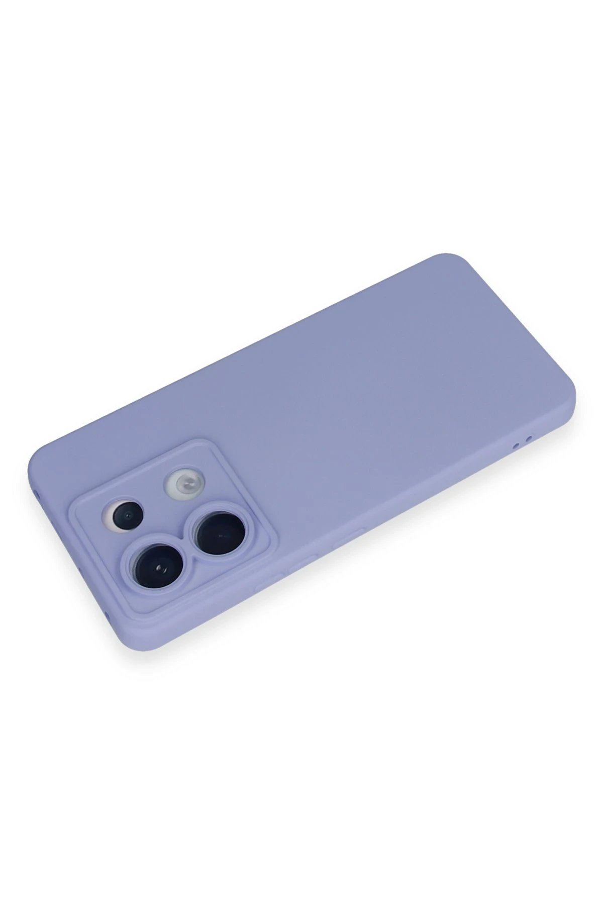 Xiaomi Redmi Note 13 Pro 5G Kılıf Nano içi Kadife Silikon - Lila-(5796) - Görsel 3