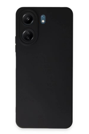 Xiaomi Redmi 13C Kılıf Nano içi Kadife Silikon - Siyah-(5796)
