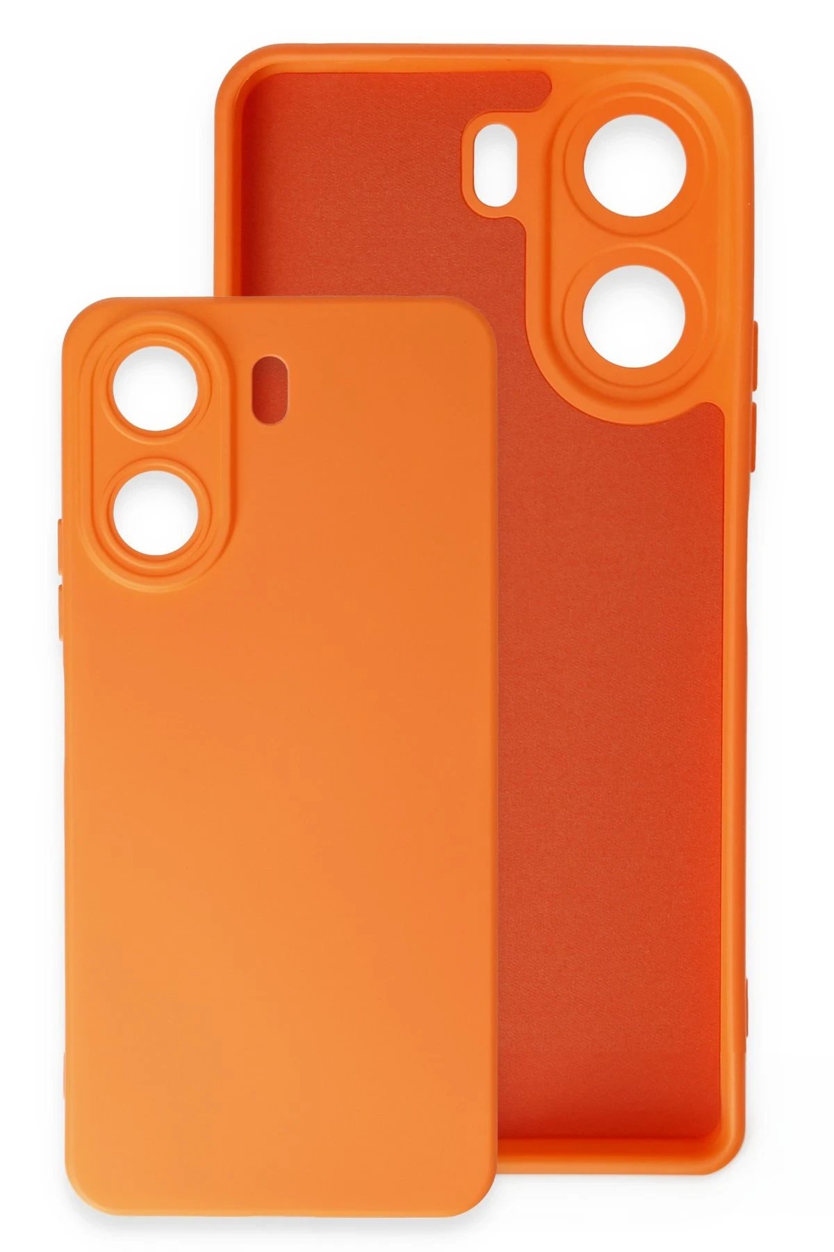 Xiaomi Redmi 13C Kılıf Nano içi Kadife Silikon - Sarı-(5796) - Görsel 2