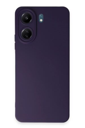 Xiaomi Redmi 13C Kılıf Nano içi Kadife Silikon - Mor-(5796)