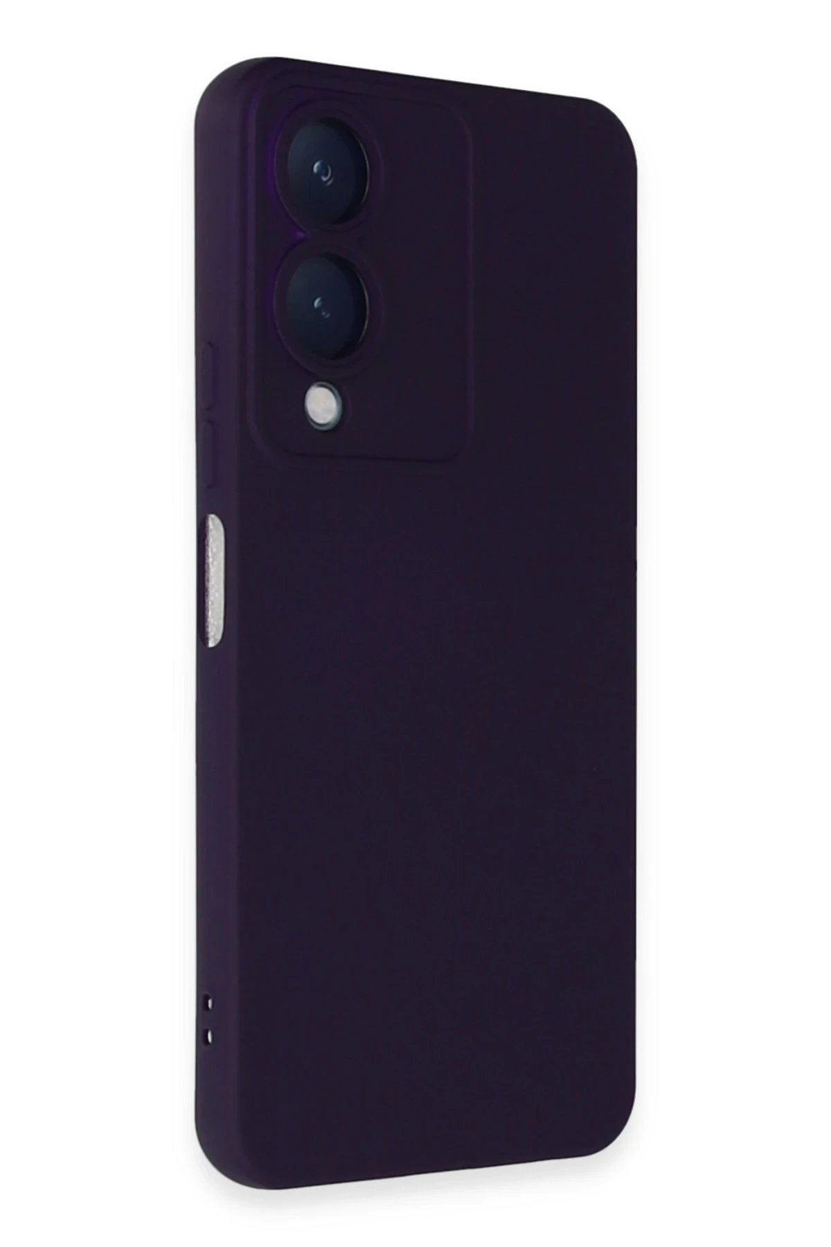 Vivo Y17S Kılıf Nano içi Kadife Silikon - Mor-(5796) - Görsel 2