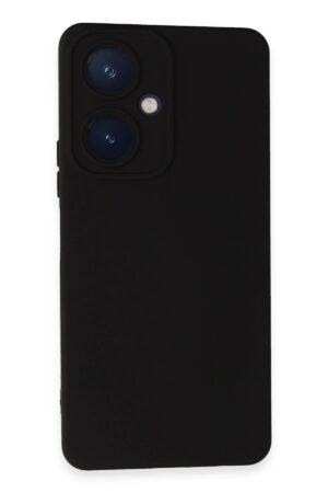 Vivo Y27 Kılıf Nano içi Kadife Silikon - Siyah-(5796)