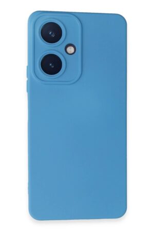 Vivo Y27 Kılıf Nano içi Kadife Silikon - Mavi-(5796)