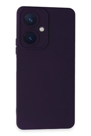 Vivo Y27 Kılıf Nano içi Kadife Silikon - Mor-(5796)
