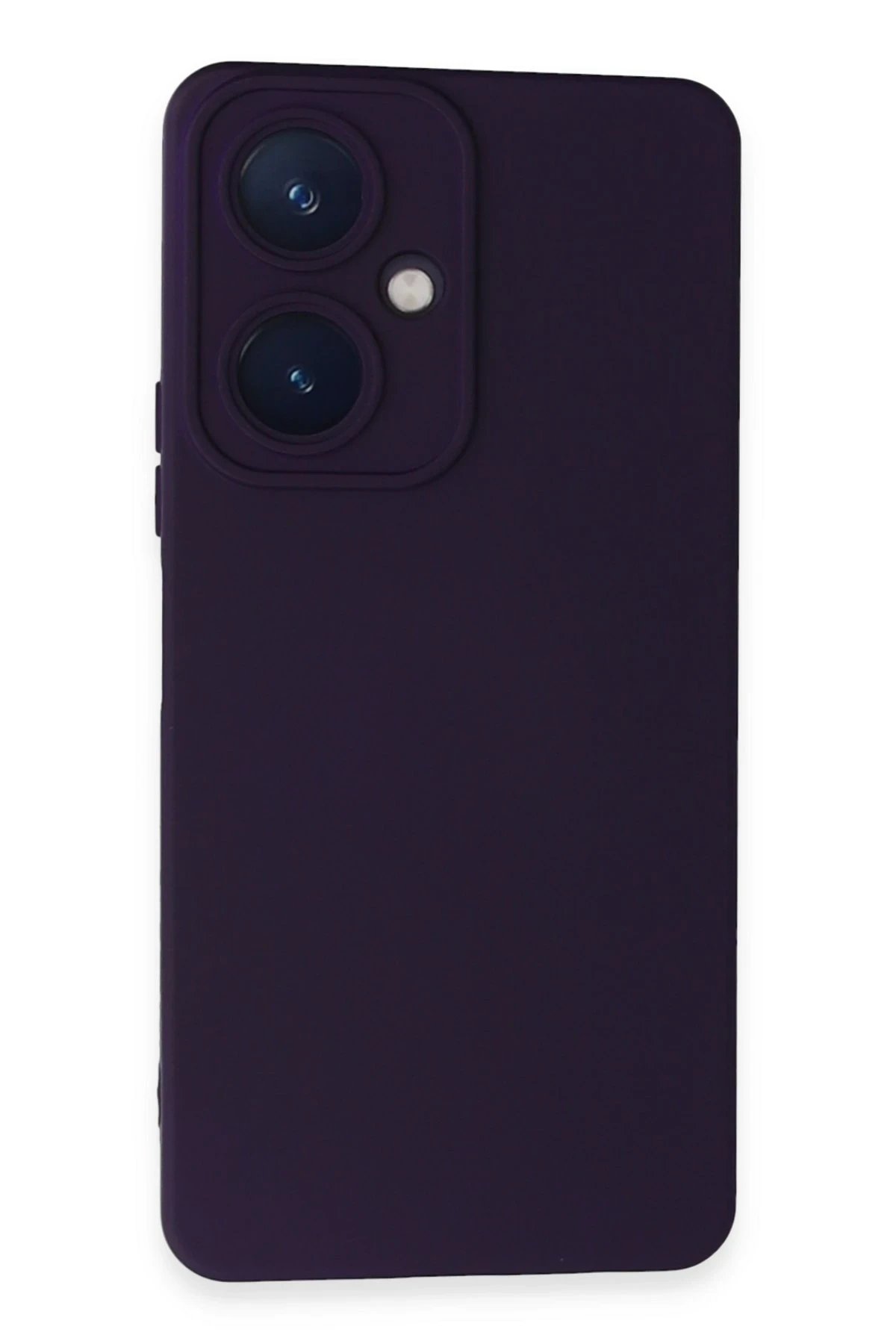 Vivo Y27 Kılıf Nano içi Kadife Silikon - Mor-(5796)