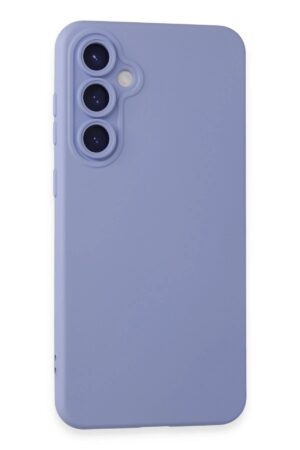 Samsung Galaxy S24 Kılıf Nano içi Kadife Silikon - Lila-(5796)