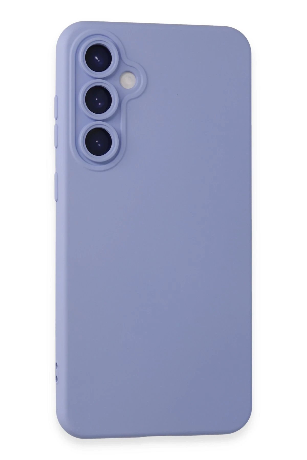 Samsung Galaxy S24 Kılıf Nano içi Kadife Silikon - Lila-(5796)