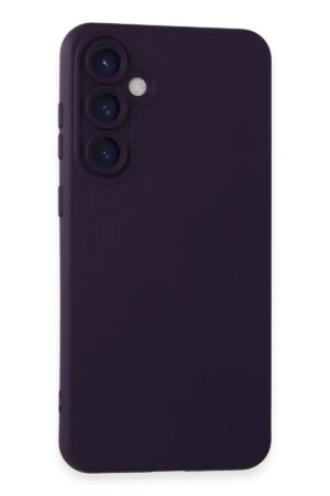 Samsung Galaxy S24 Kılıf Nano içi Kadife Silikon - Mor-(5796)