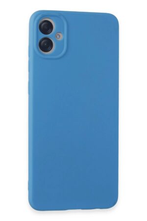 Samsung Galaxy A05 Kılıf First Silikon - Mavi-(5796)