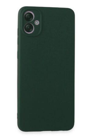 Samsung Galaxy A05 Kılıf First Silikon - Koyu Yeşil-(5796)