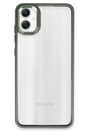 Samsung Galaxy A05 Kılıf Power Silikon - Koyu Yeşil-(5796)