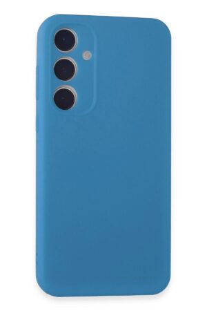Samsung Galaxy A15 4G Kılıf First Silikon - Mavi-(5796)