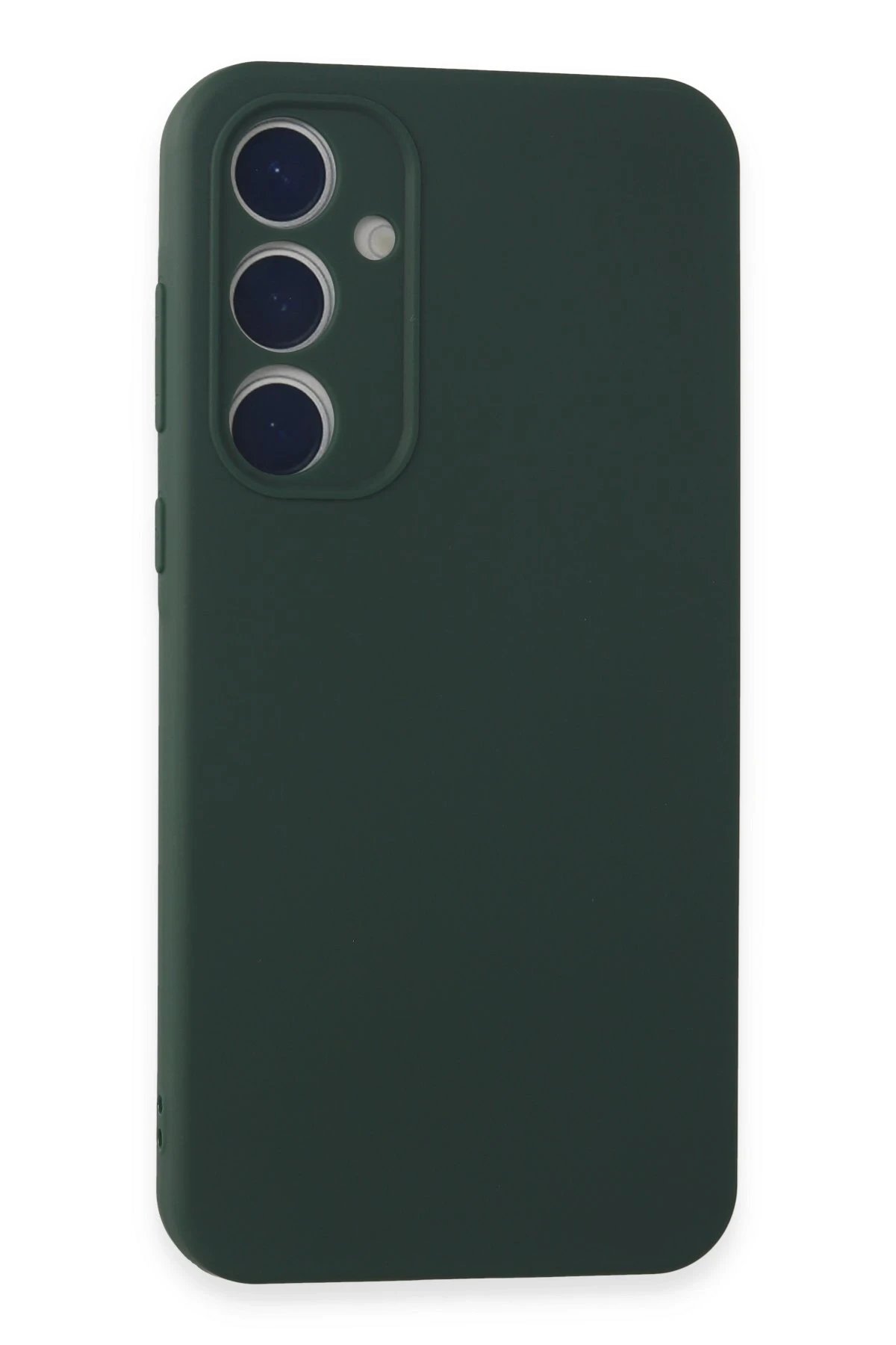 Samsung Galaxy A15 4G Kılıf First Silikon - Koyu Yeşil-(5796)