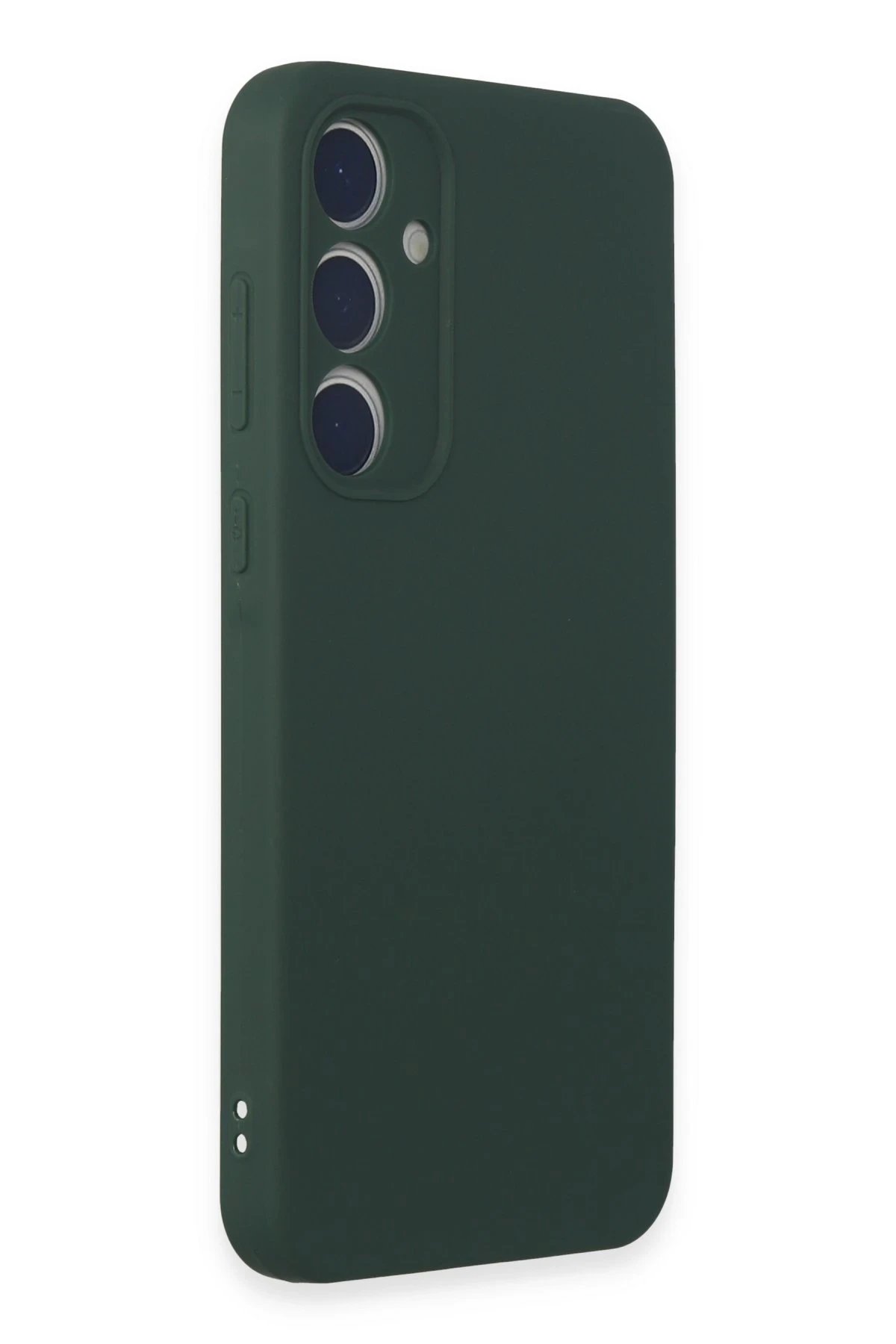 Samsung Galaxy A15 4G Kılıf First Silikon - Koyu Yeşil-(5796) - Görsel 2