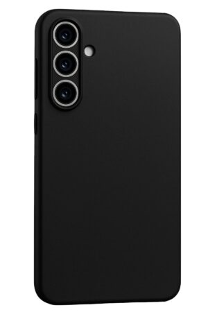 Samsung Galaxy A55 5G Kılıf First Silikon - Siyah-(5796)