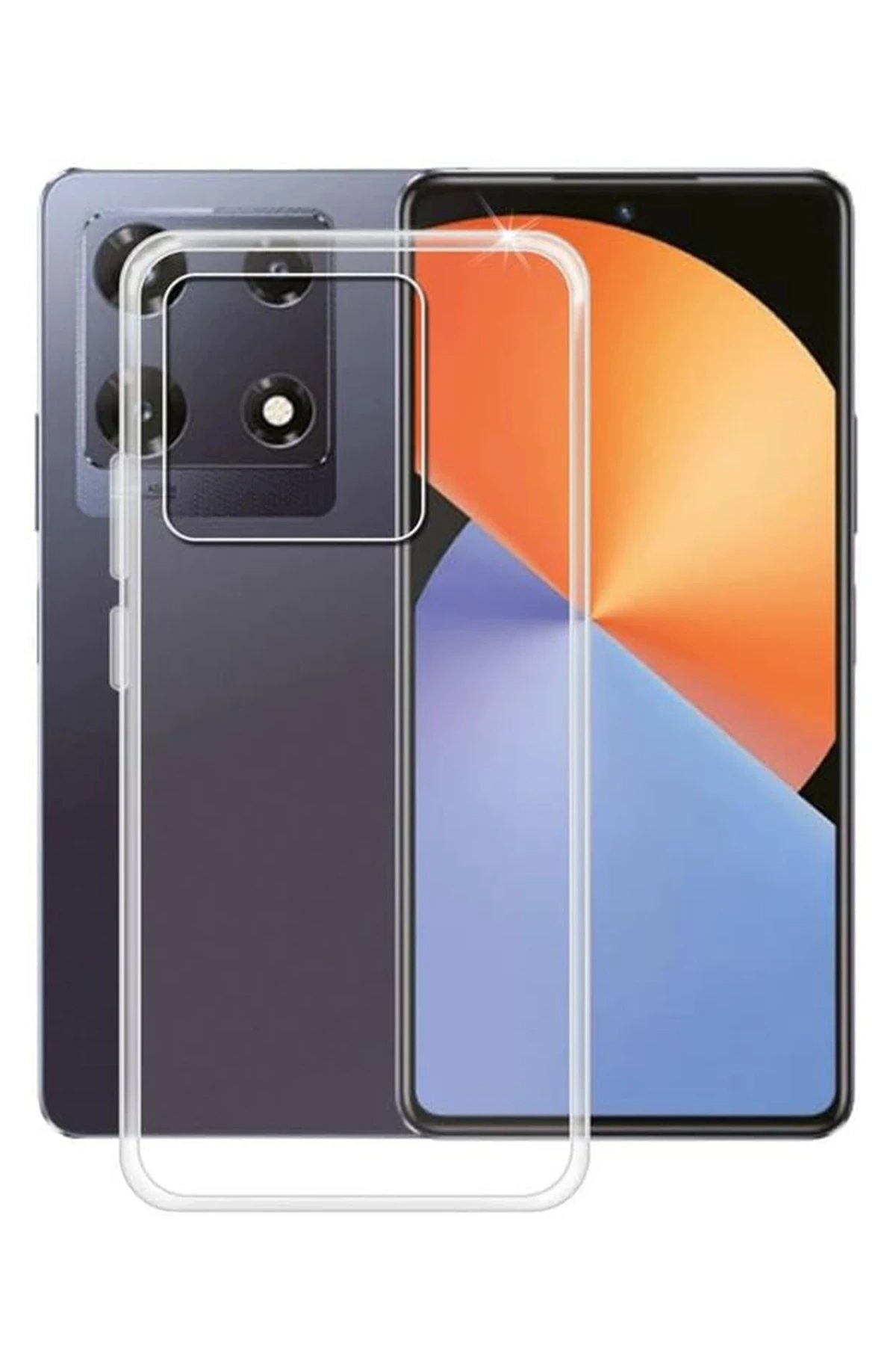 İnfinix Note 30 Pro 4G Kılıf Lüx Şeffaf Silikon-(5796)