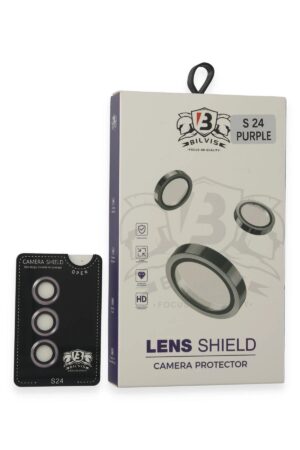 Samsung Galaxy S24 Bilvis Titan Kamera Lens - Derin Mor-(5796)