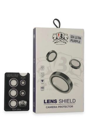 Samsung Galaxy S24 Ultra Bilvis Titan Kamera Lens - Derin Mor-(5796)