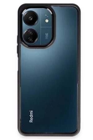 Xiaomi Redmi 13C Kılıf Power Silikon - Siyah-(5796)