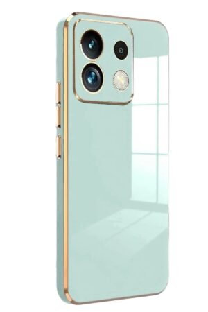 Xiaomi Redmi Note 13 Pro 5G Kılıf Volet Silikon - Açık Yeşil-(5796)