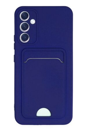 Samsung Galaxy A25 5G Kılıf Kelvin Kartvizitli Silikon - Lacivert-(5796)