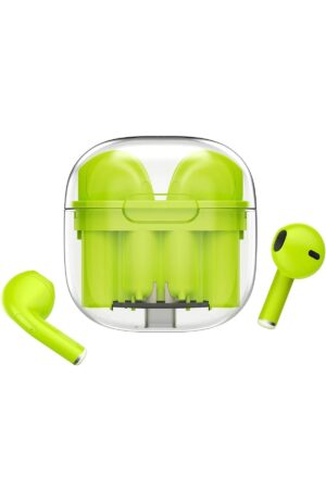 LS-09 Bluetooth 5.3 TWS Kablosuz Airpods Kulaklık - Yeşil-(5796)