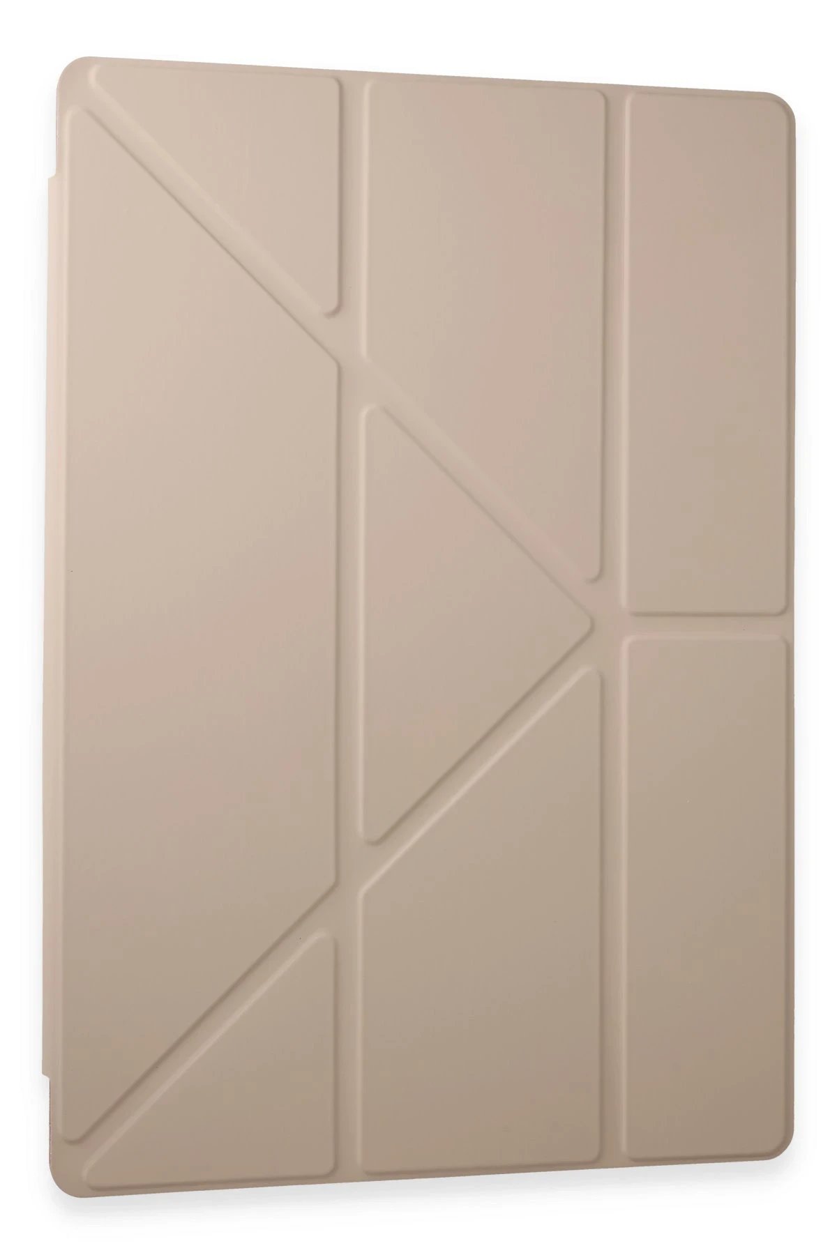 Samsung Galaxy Tab A9 Kılıf Kalemlikli Mars Tablet Kılıfı - Rose Gold-(5796)