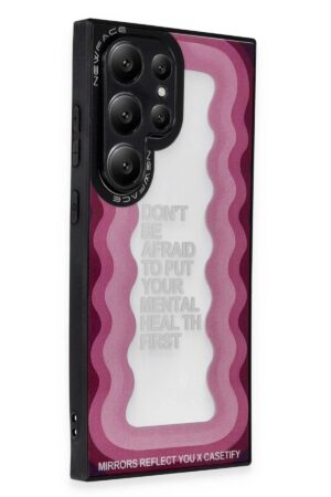 Samsung Galaxy S24 Ultra Kılıf Mirror Desenli Kapak - Mirror - 11-(5796)