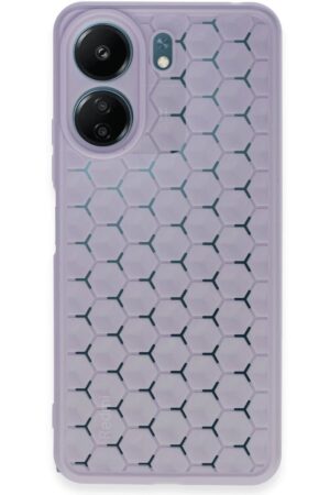 Xiaomi Redmi 13C Kılıf Petek Silikon Kapak - Lila-(5796)