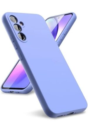 Samsung Galaxy A24 4G Kılıf First Silikon - Lila-(5796)