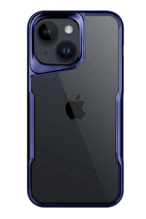 iPhone 15 Kılıf Boyi Silikon Kapak - Lacivert-(5796)