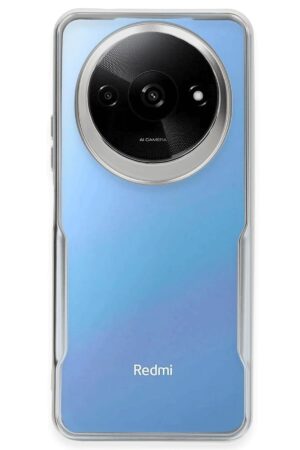 Xiaomi Redmi A3 4G Kılıf Boyi Silikon Kapak - Gümüş-(5796)