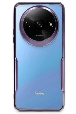 Xiaomi Redmi A3 4G Kılıf Boyi Silikon Kapak - Derin Mor-(5796)