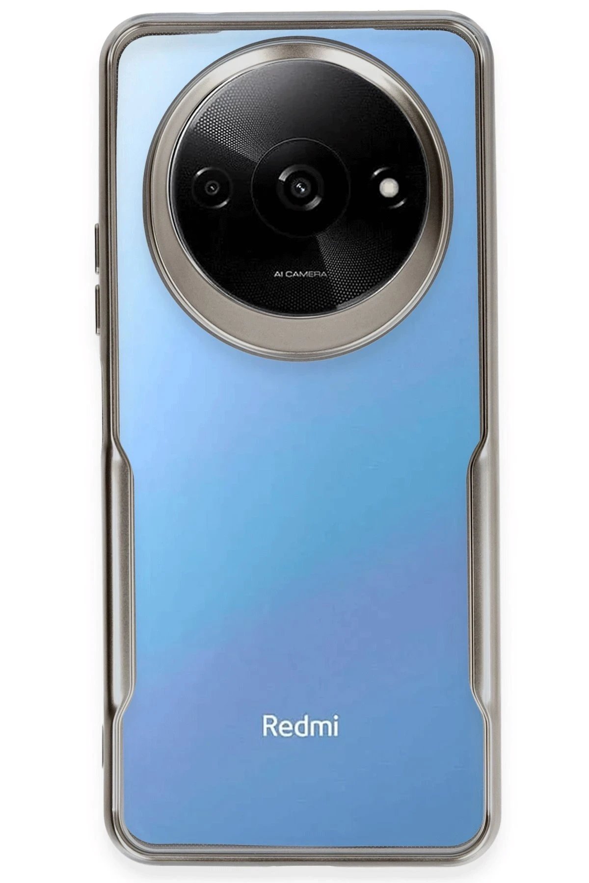 Xiaomi Redmi A3 4G Kılıf Boyi Silikon Kapak - Titan Gri-(5796)