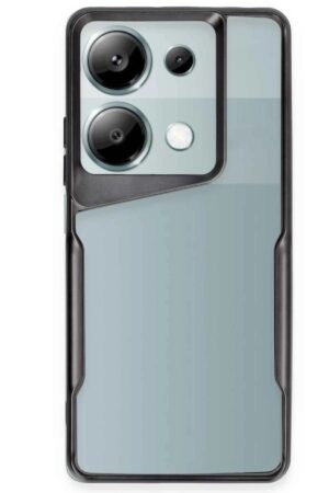 Xiaomi Redmi Note 13 Pro 4G Kılıf Boyi Silikon Kapak - Siyah-(5796)