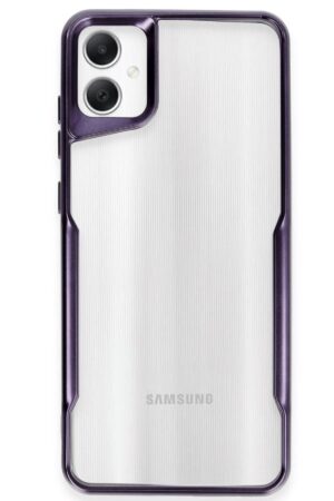 Samsung Galaxy A05 Kılıf Boyi Silikon Kapak - Derin Mor-(5796)