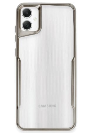 Samsung Galaxy A05 Kılıf Boyi Silikon Kapak - Titan Gri-(5796)