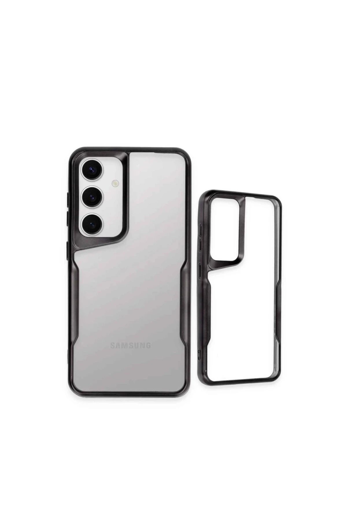 Samsung Galaxy A35 5G Kılıf Boyi Silikon Kapak - Titan Gri-(5796) - Görsel 3