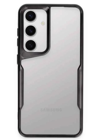 Samsung Galaxy S24 Kılıf Boyi Silikon Kapak - Siyah-(5796)