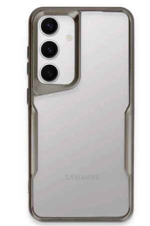 Samsung Galaxy S24 Kılıf Boyi Silikon Kapak - Titan Gri-(5796)