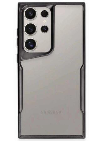 Samsung Galaxy S24 Ultra Kılıf Boyi Silikon Kapak - Siyah-(5796)