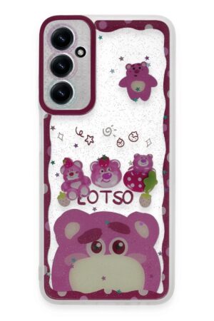 Samsung Galaxy A05S Kılıf Sweet Desenli Silikon Kapak - Pembe-(5796)