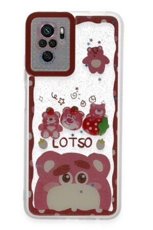 Xiaomi Redmi Note 10 Pro Kılıf Sweet Desenli Silikon Kapak - Pembe-(5796)