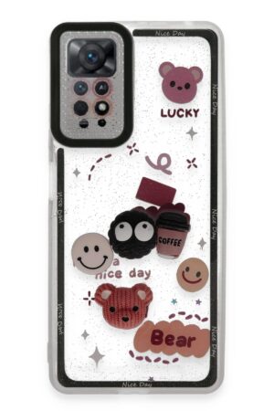 Xiaomi Redmi Note 11 Kılıf Sweet Desenli Silikon Kapak - Sarı-(5796)