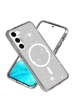 Samsung Galaxy S23 FE Kılıf Glow Magsafe Kapak - Siyah-(5796)