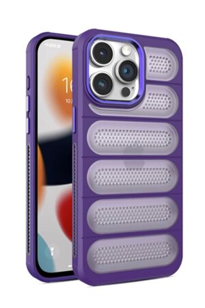 iPhone 14 Pro Kılıf Airmax Silikon Kapak - Derin Mor-(5796)