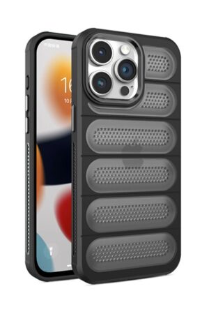 iPhone 14 Pro Max Kılıf Airmax Silikon Kapak - Siyah-(5796)