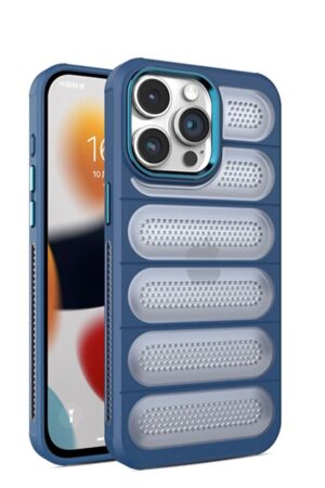 iPhone 14 Pro Max Kılıf Airmax Silikon Kapak - Lacivert-(5796)