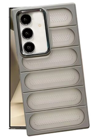 Samsung Galaxy S24 Kılıf Airmax Silikon Kapak - Titan Gri-(5796)